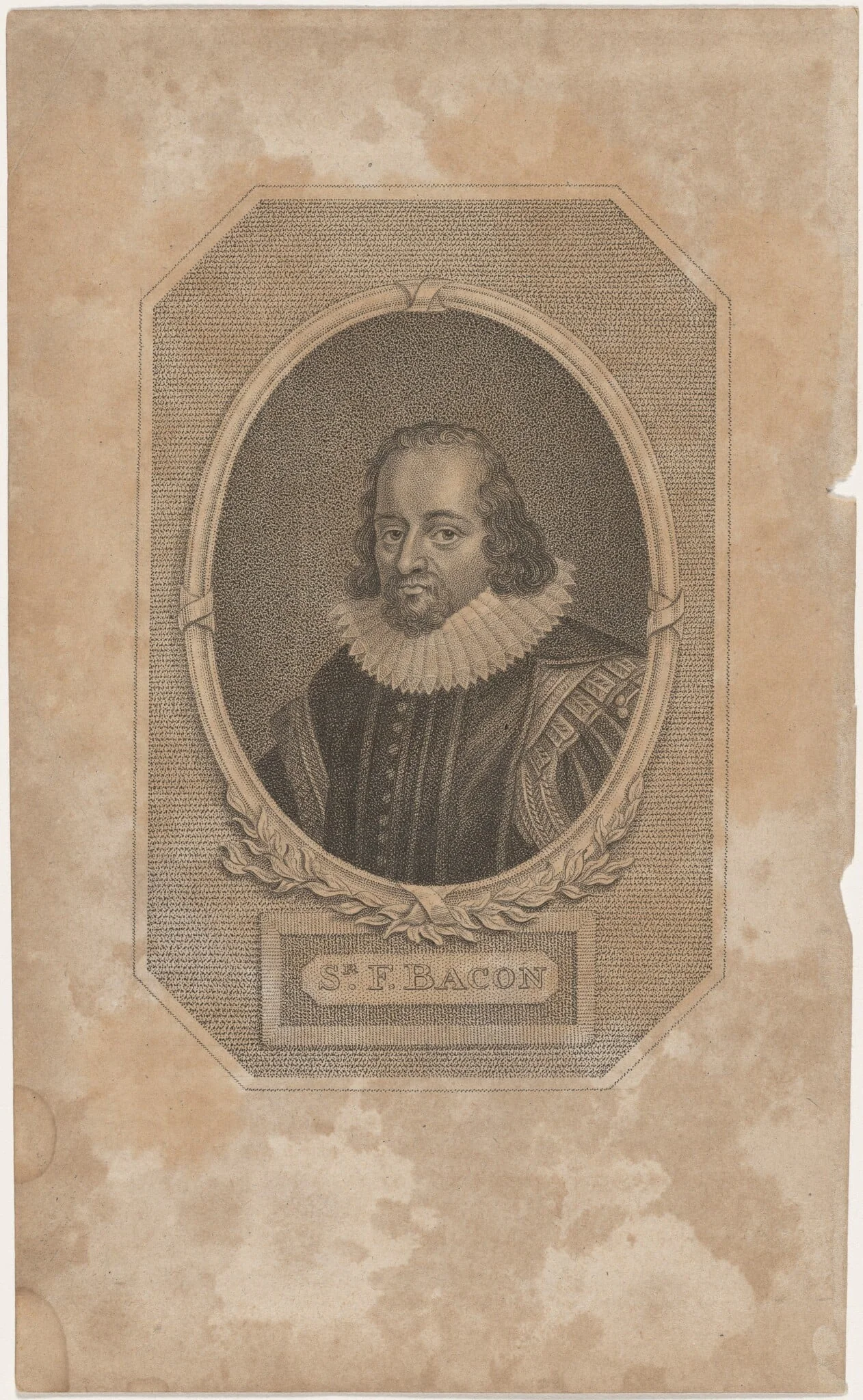 Sir Francis Bacon, Lord Verulam, detail
