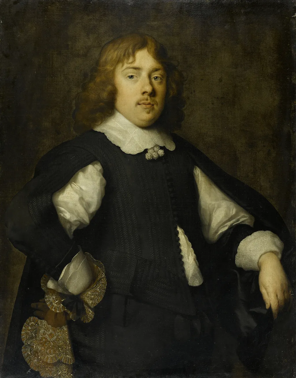 Portrait of Joan Pietersz Reael (1625-59), by Cornelis Janssens van Ceulen, oil, 1648