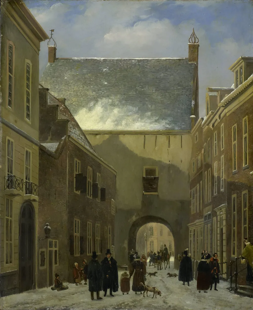 The Gevangenpoort, The Hague, by Johannes Adrianus van der Drift, unspecified, 1825