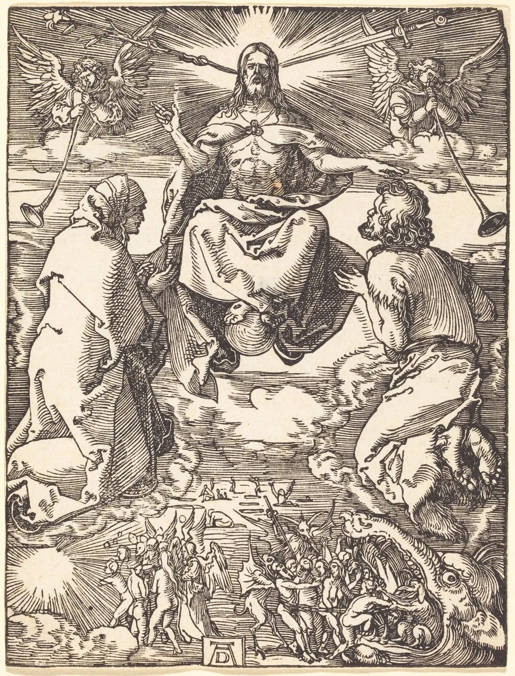 The Last Judgment, by Albrecht Dürer, ink, 1510