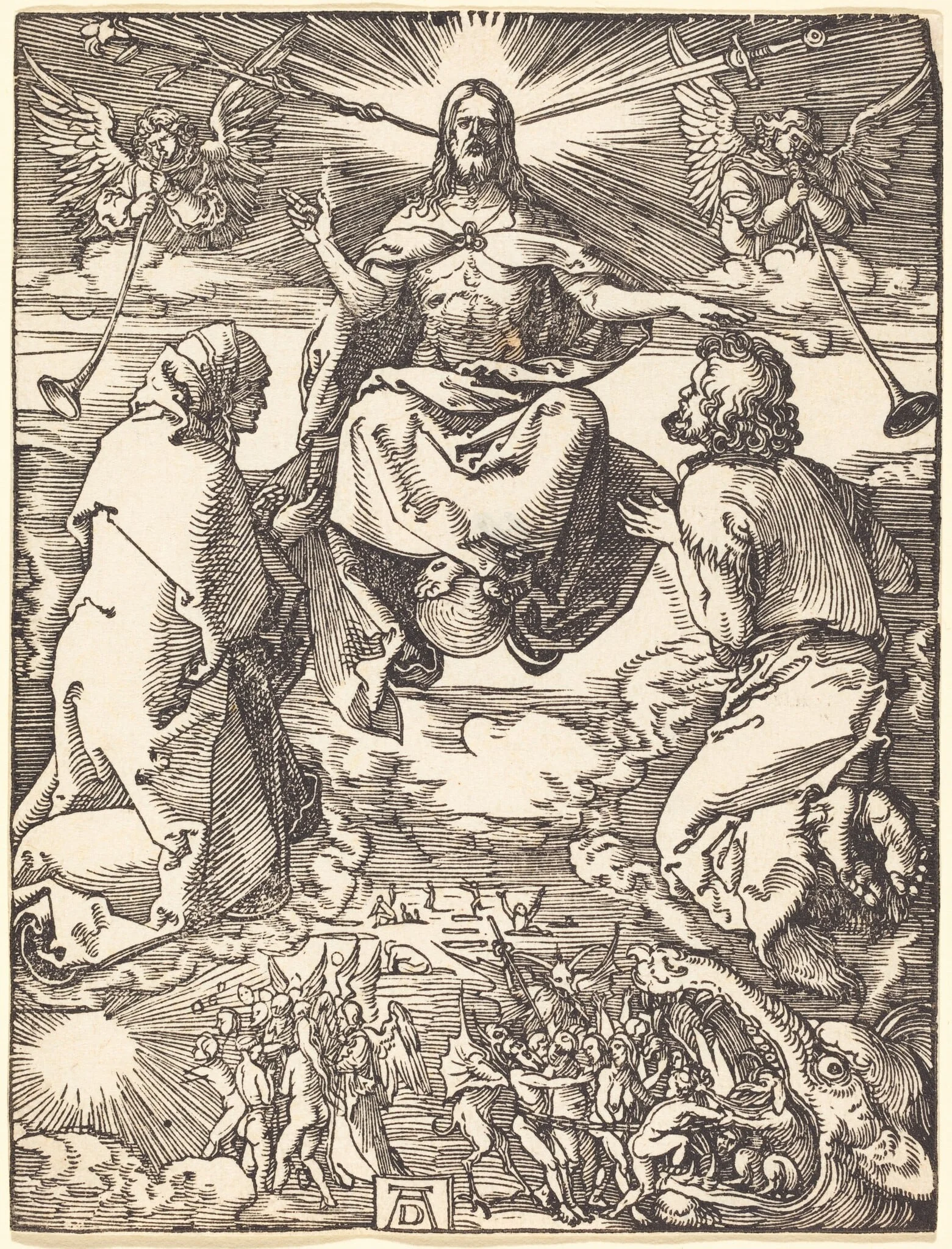 The Last Judgment, detail
