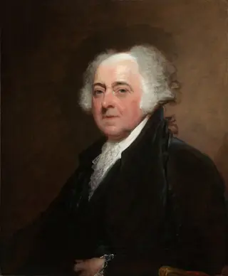 John Adams, by Gilbert Stuart, oil, 1808
