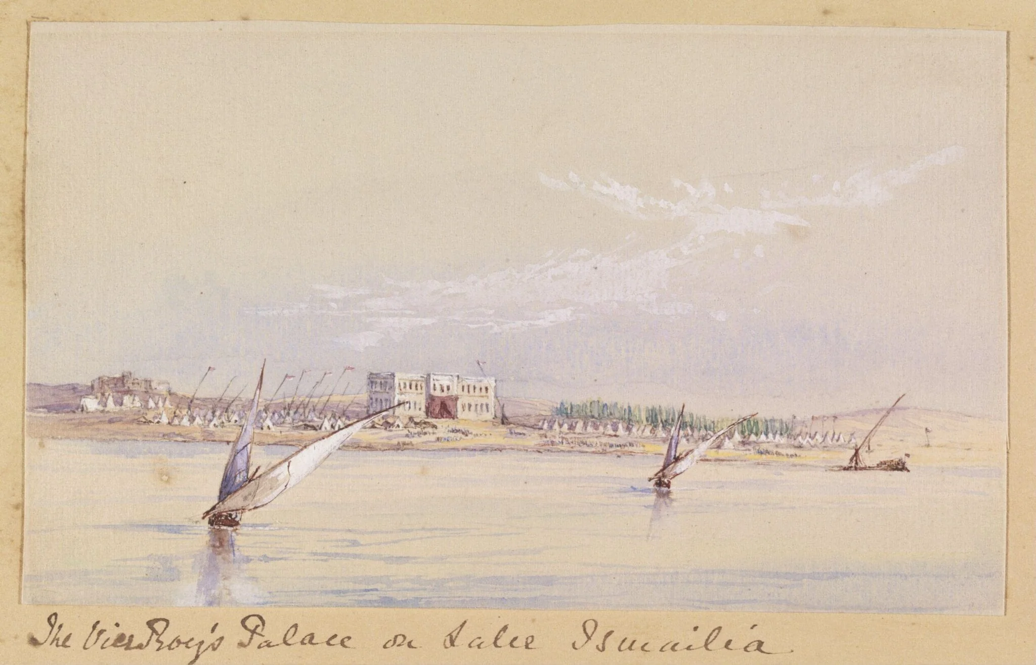 The ViceRoy's Palace on Lake Ismailia, detail