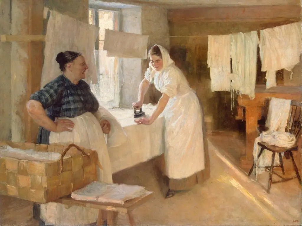 Laundresses, by Albert Edelfelt, oil, 1897