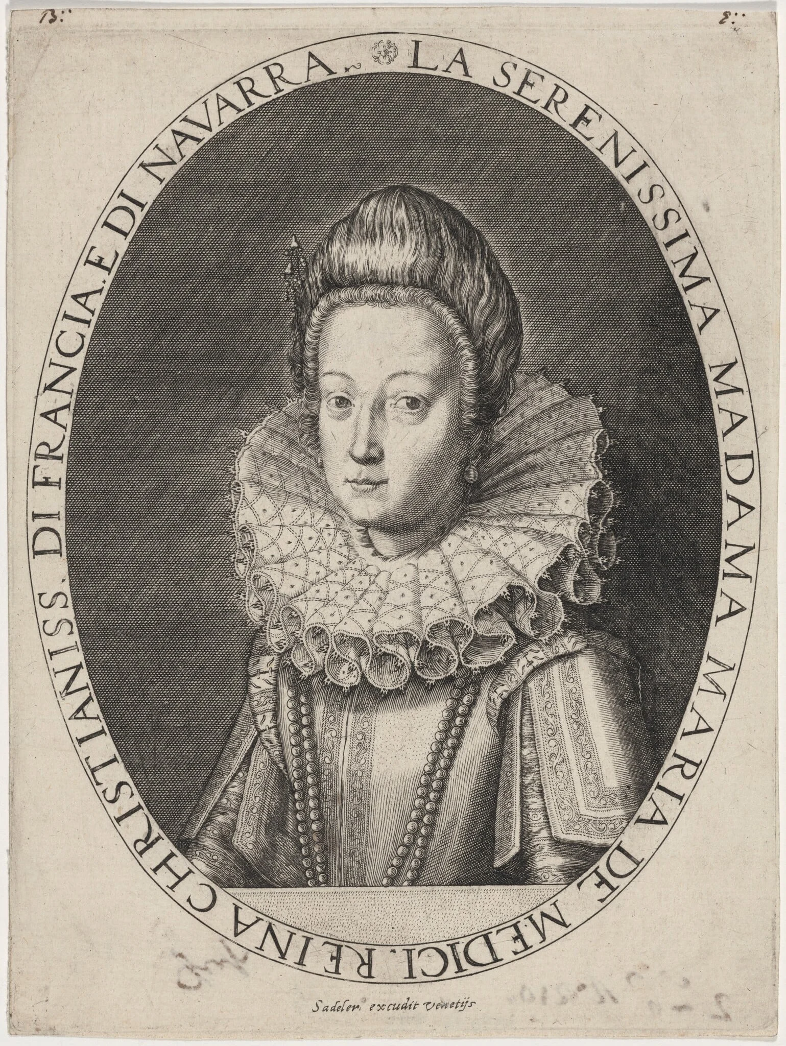 Marie de Medici, Wife of Henry IV of France, detail