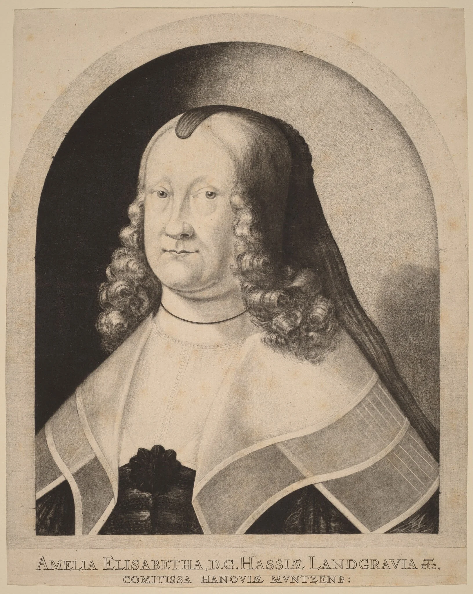Amelia Elizabeth, Countess of Hesse, detail