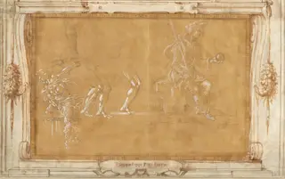 Various Figure Studies, by Filippino Lippi, ink, 1494