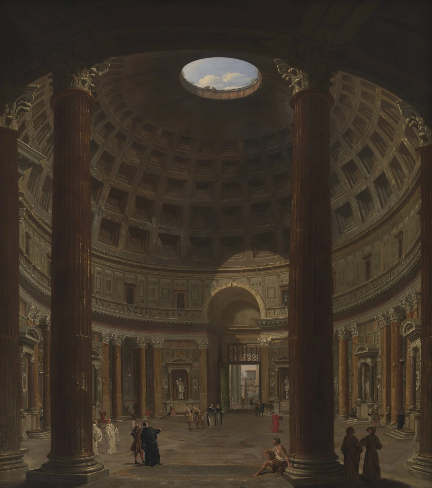 Interior of the Pantheon, Rome, detail