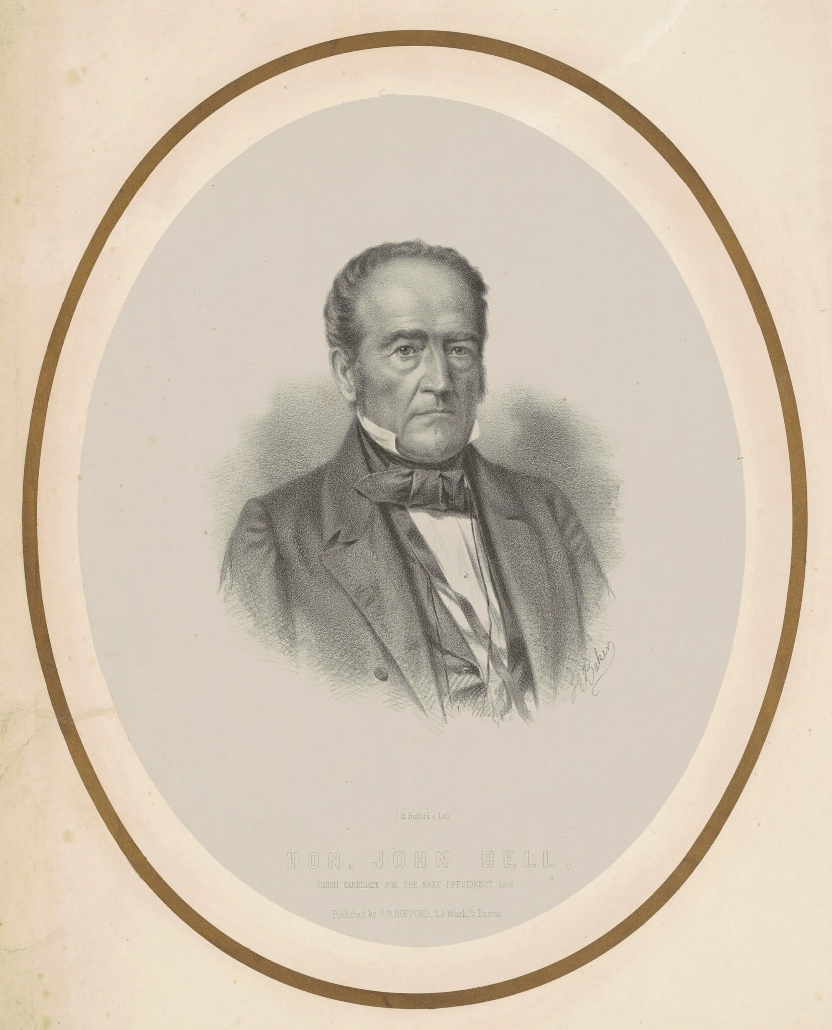 Honorable John Bell, detail