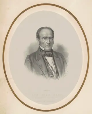 Honorable John Bell, by Joseph E. Baker, ink, 1860