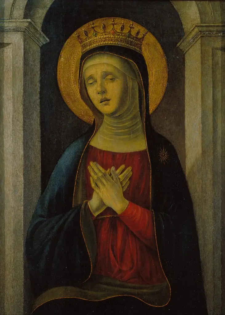Mater Dolorosa, by Baldassare Estense, unspecified, 1450