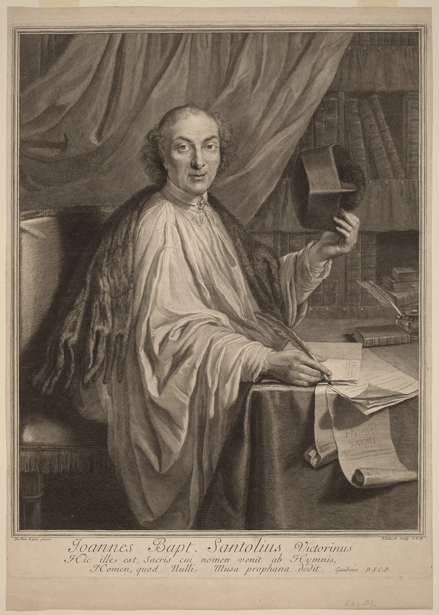 Jean-Baptiste Santeuil, detail