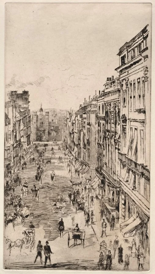 St. James Street, detail