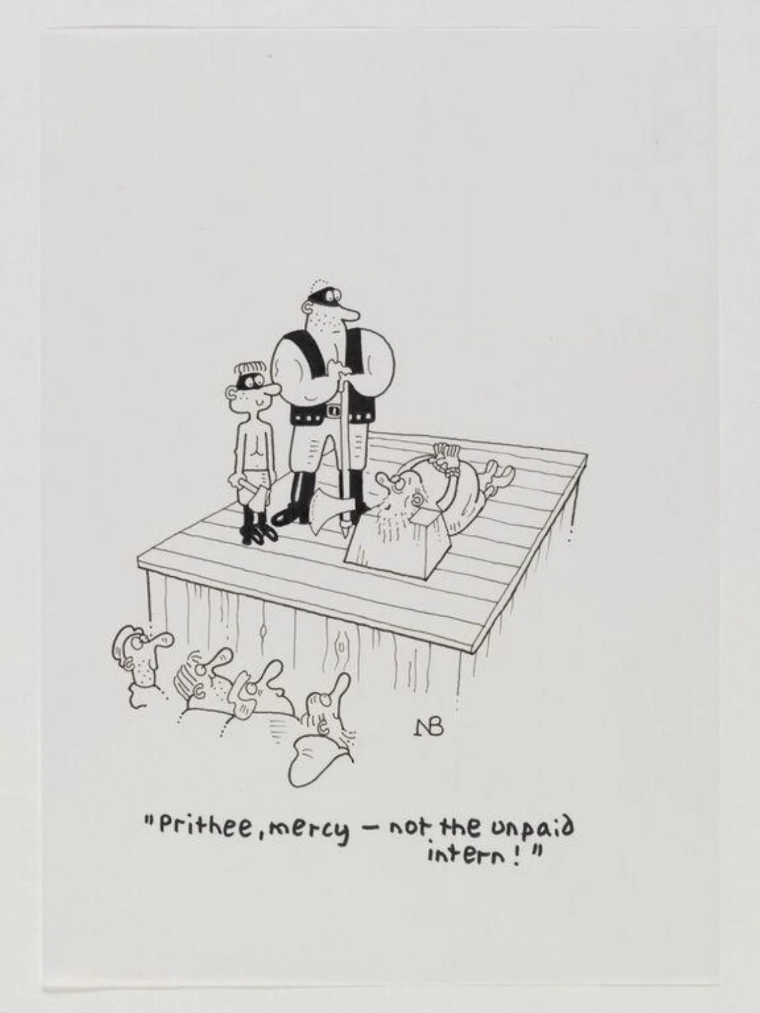 'Prithee no, not the unpaid intern!', detail