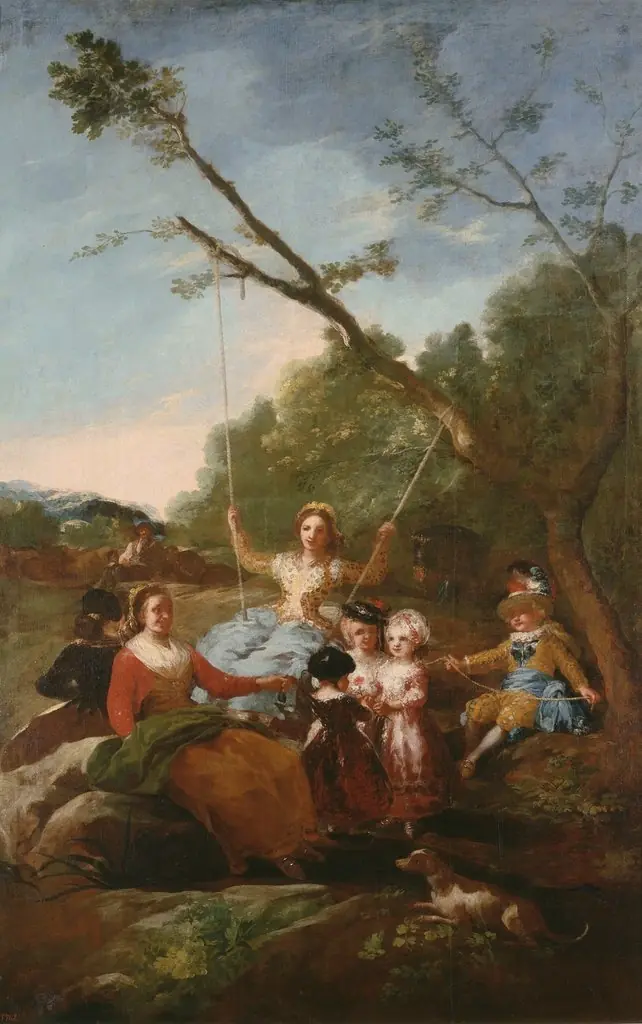 The Swing, by Francisco Goya, oil, 1790