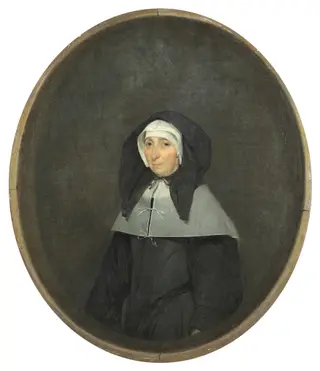 Portrait of Gertruida Assink (1602-1679), wife of the mayor of Deventer, by Gerard ter Borch, oil, 1665