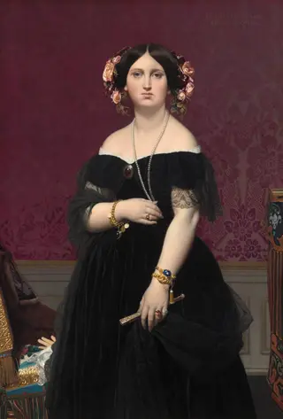 Madame Moitessier, by Jean Auguste Dominique Ingres, oil, 1851