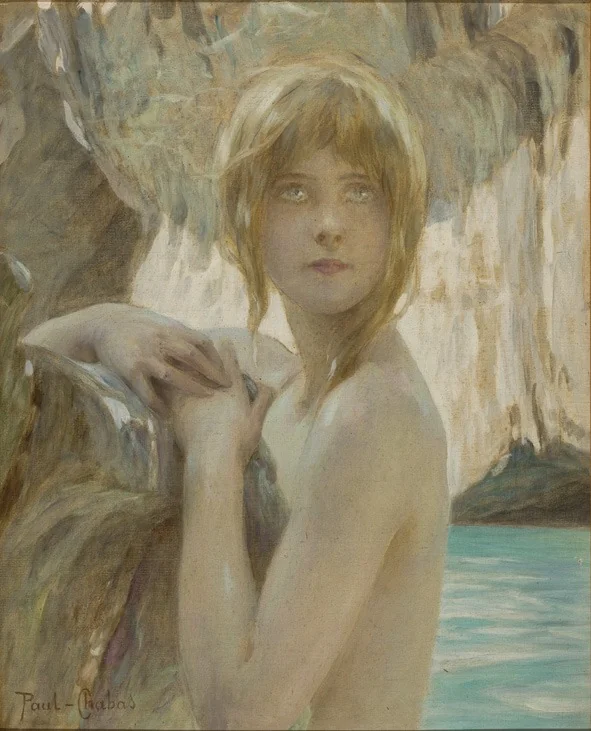 Blonde Nymph, detail