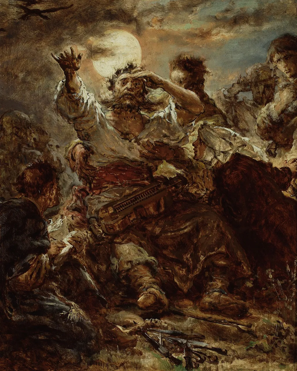Sketch for the painting “Wernyhora”, by Jan Matejko, oil, 1875