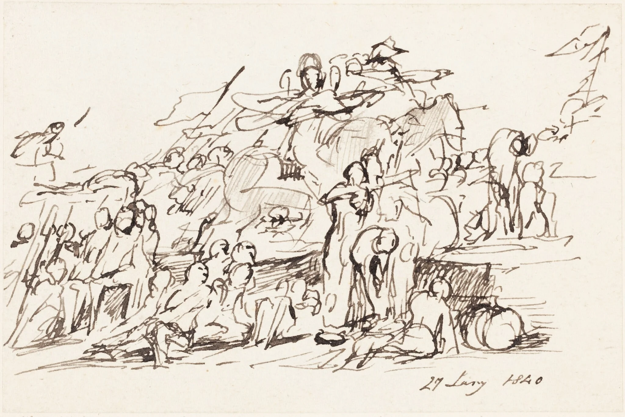 Battle Scene, detail