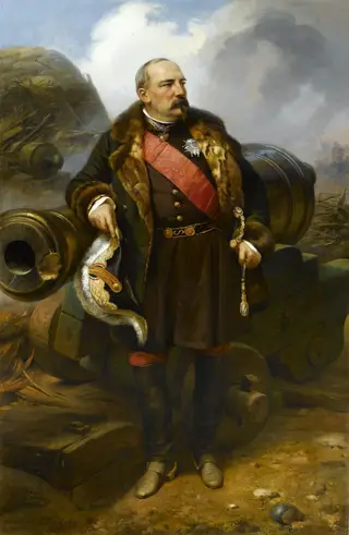 Pierre-Joseph-François Bosquet, Marshal of France (1810-1861), by Horace Vernet, oil, 1857
