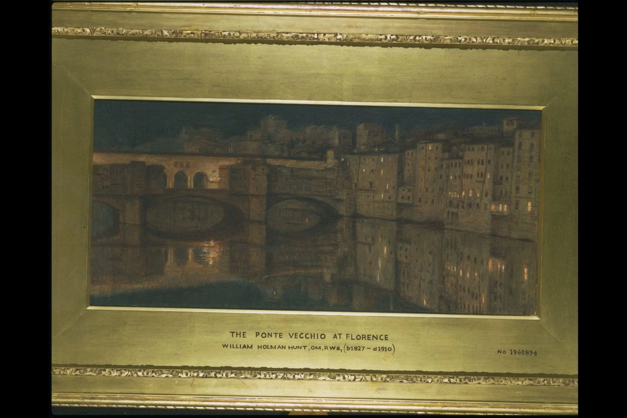 The Ponte-Vecchio, Florence, detail