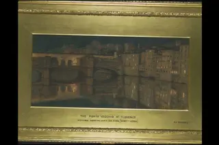 The Ponte-Vecchio, Florence, by William Holman Hunt, watercolor, 1867
