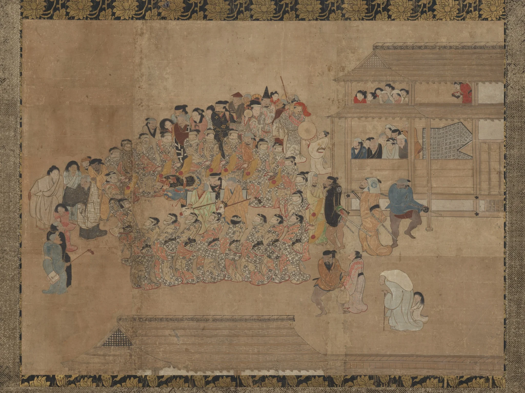People Dancing, detail