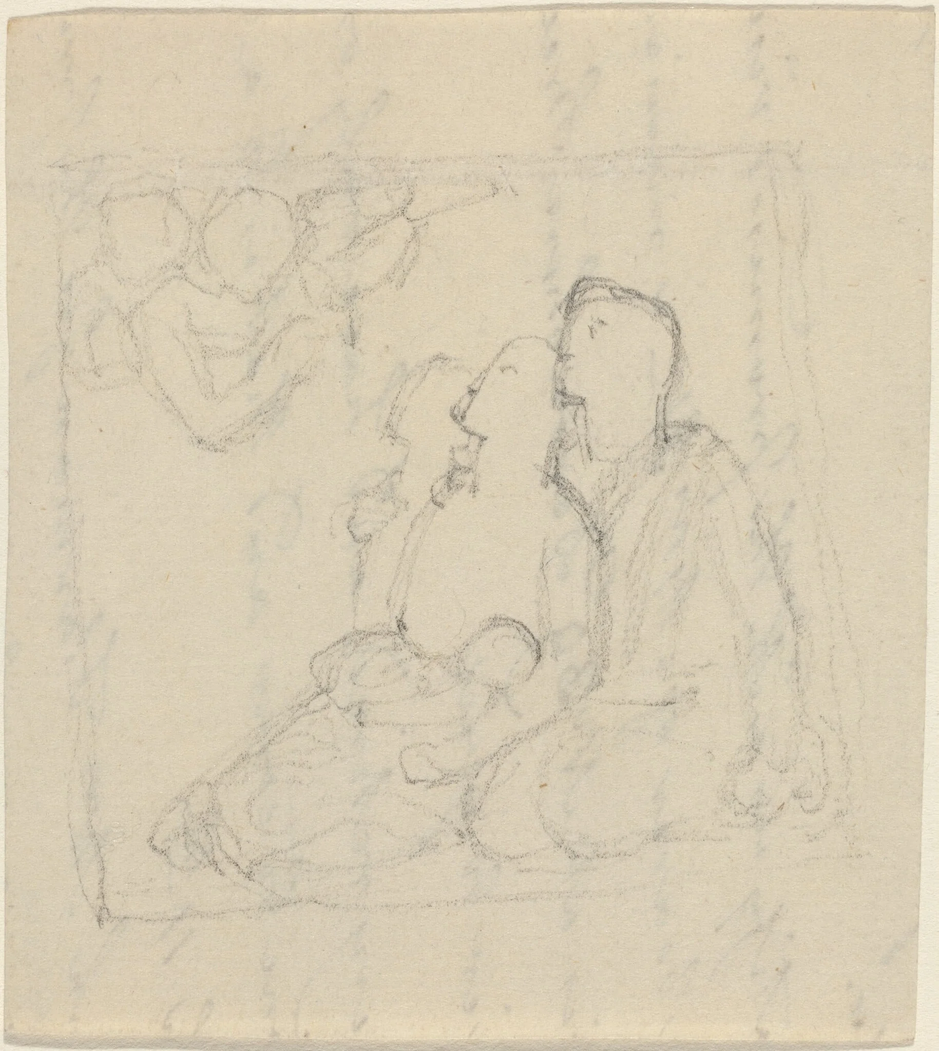 A Family Addressed by Angels, detail