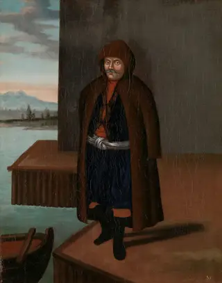 Man from the Island of Patmos, by Jean Baptiste Vanmour, oil, 1718