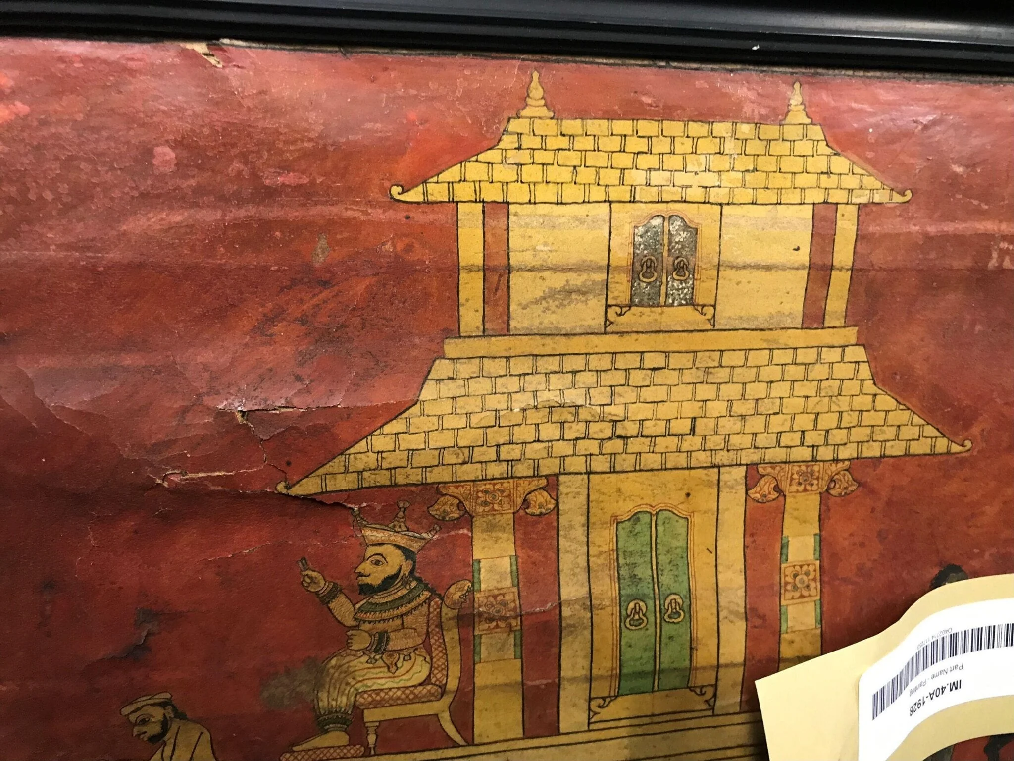Telepatta Jataka, detail