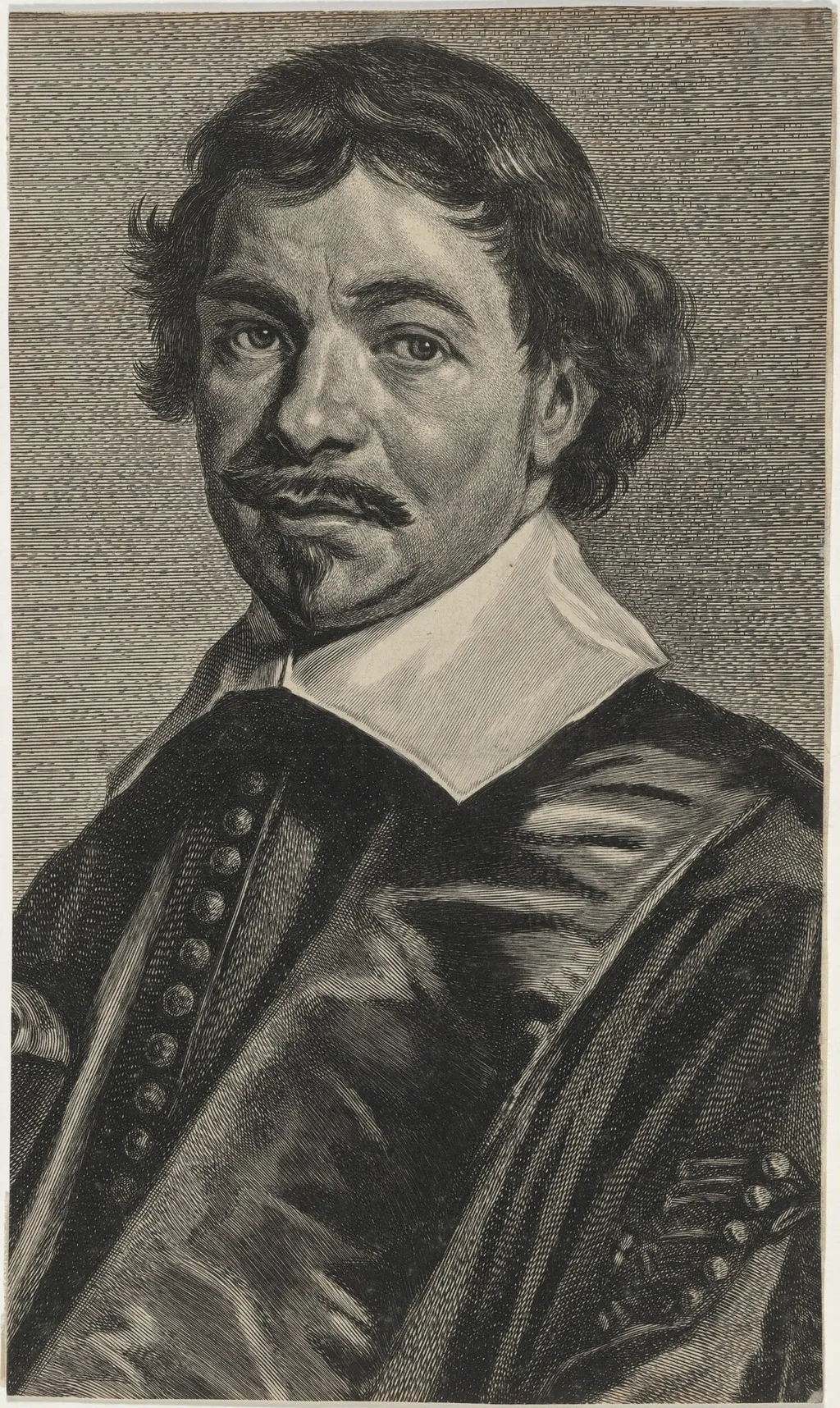 Johannes Hoornbeeck, by Jonas Suyderhoff, ink, 1651