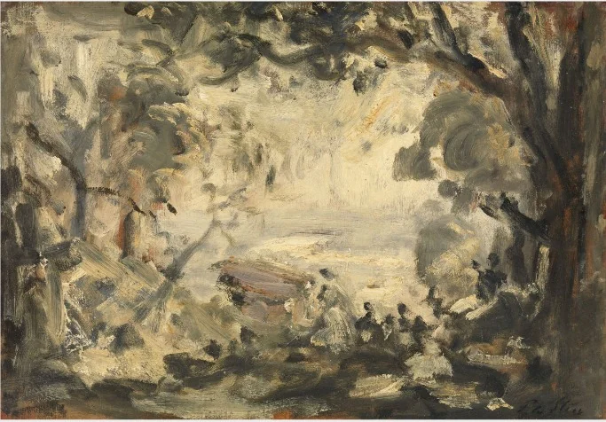 A Woodland Scene, detail