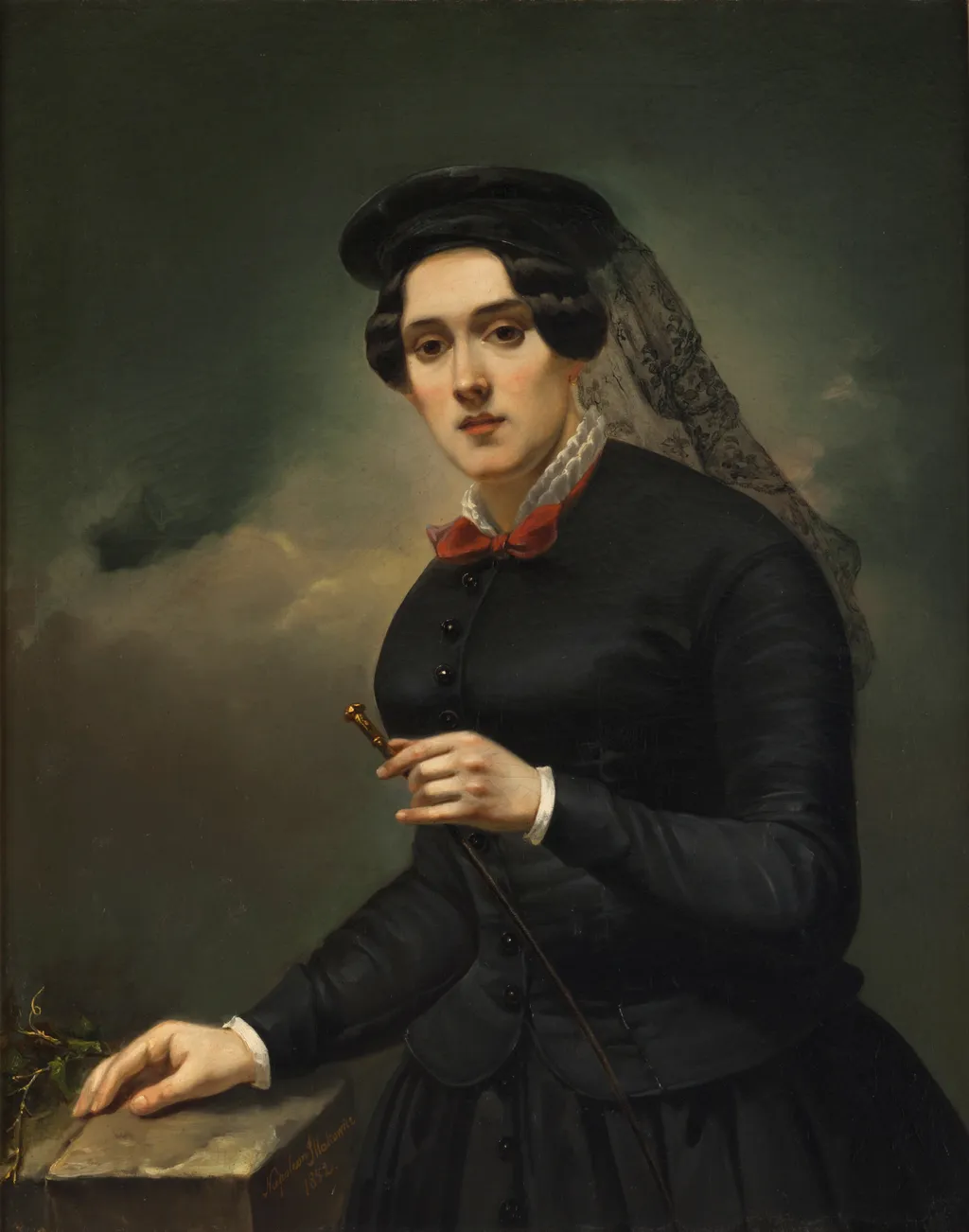 Amazon, by Napoleon Iłłakowicz, oil, 1852