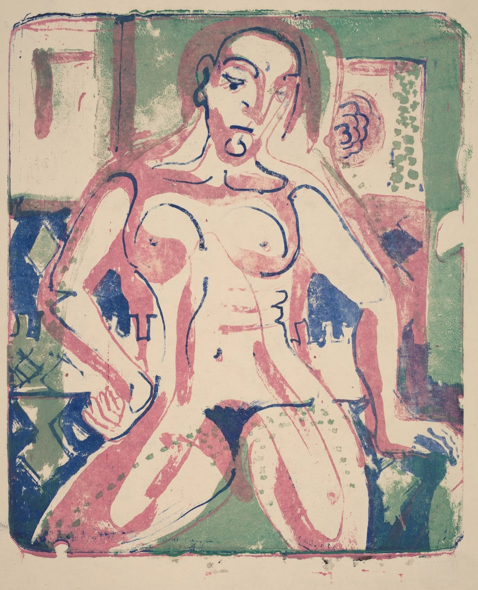 Nude Woman, detail