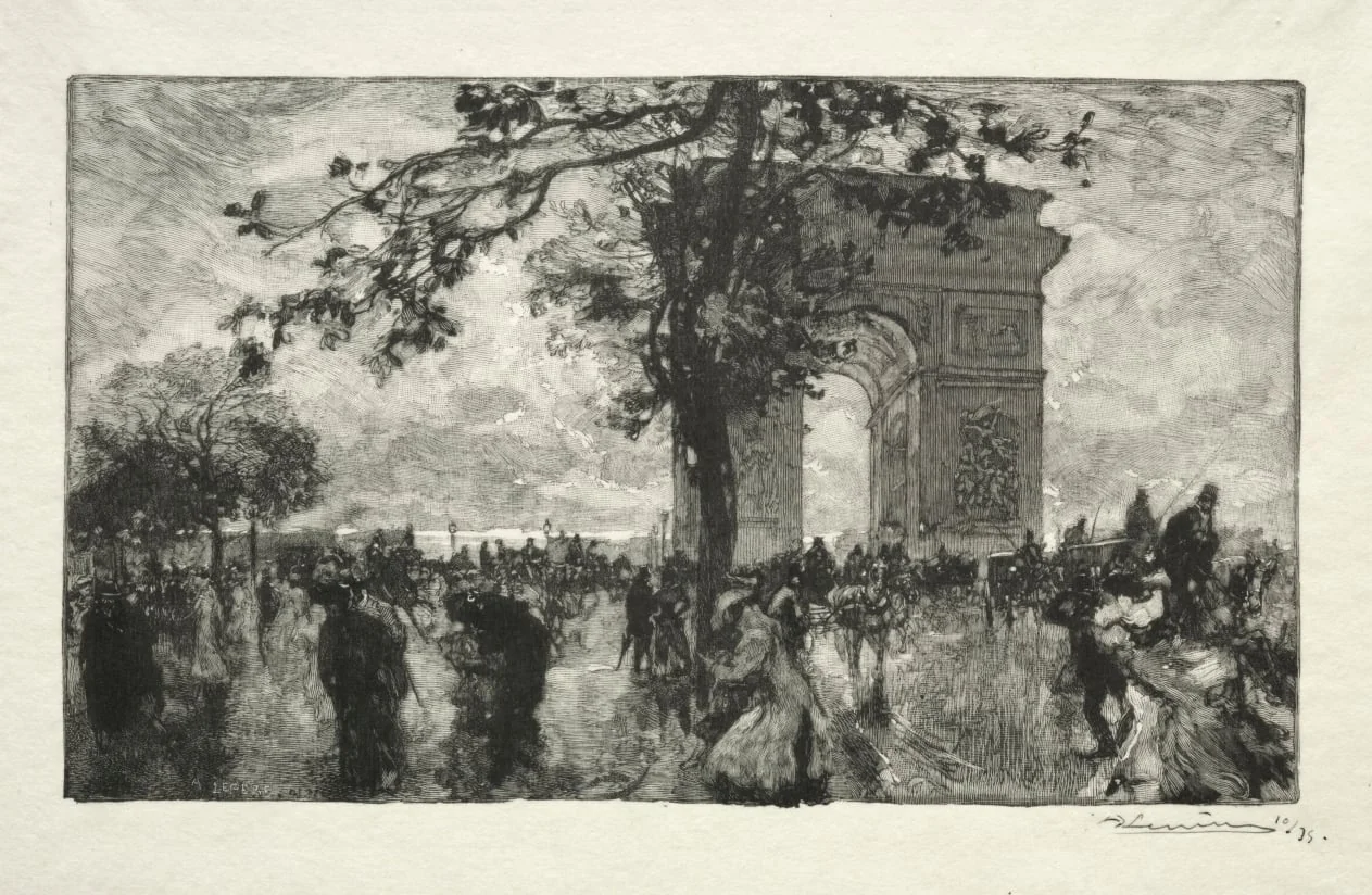 Retour du Bois, detail