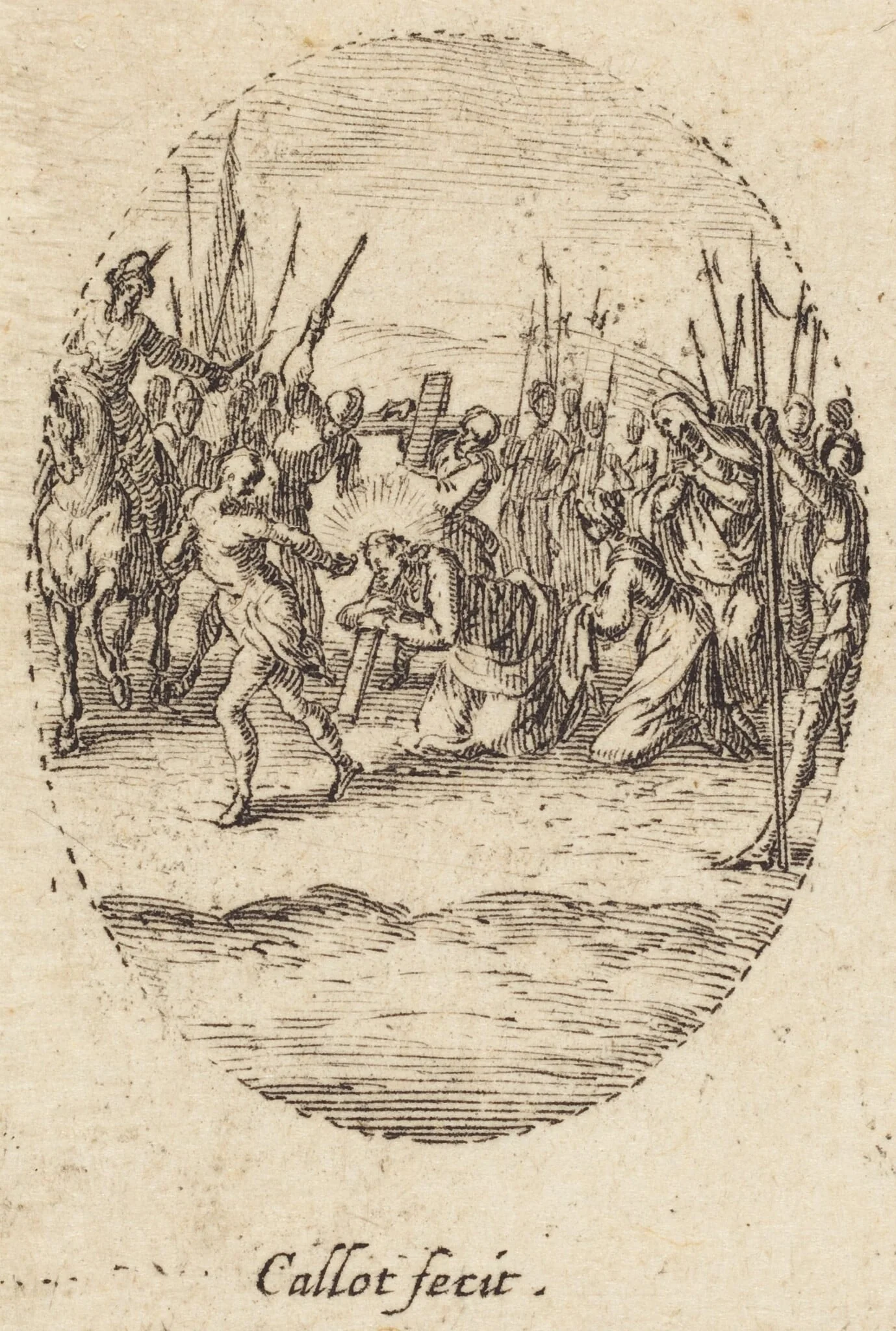 Christ Carrying the Cross, detail