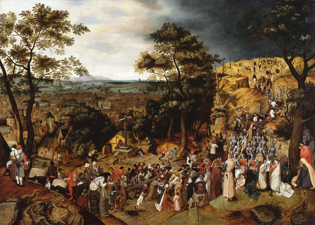 The Way to Calvary, by Pieter Brueghel the Younger, paint, 1606