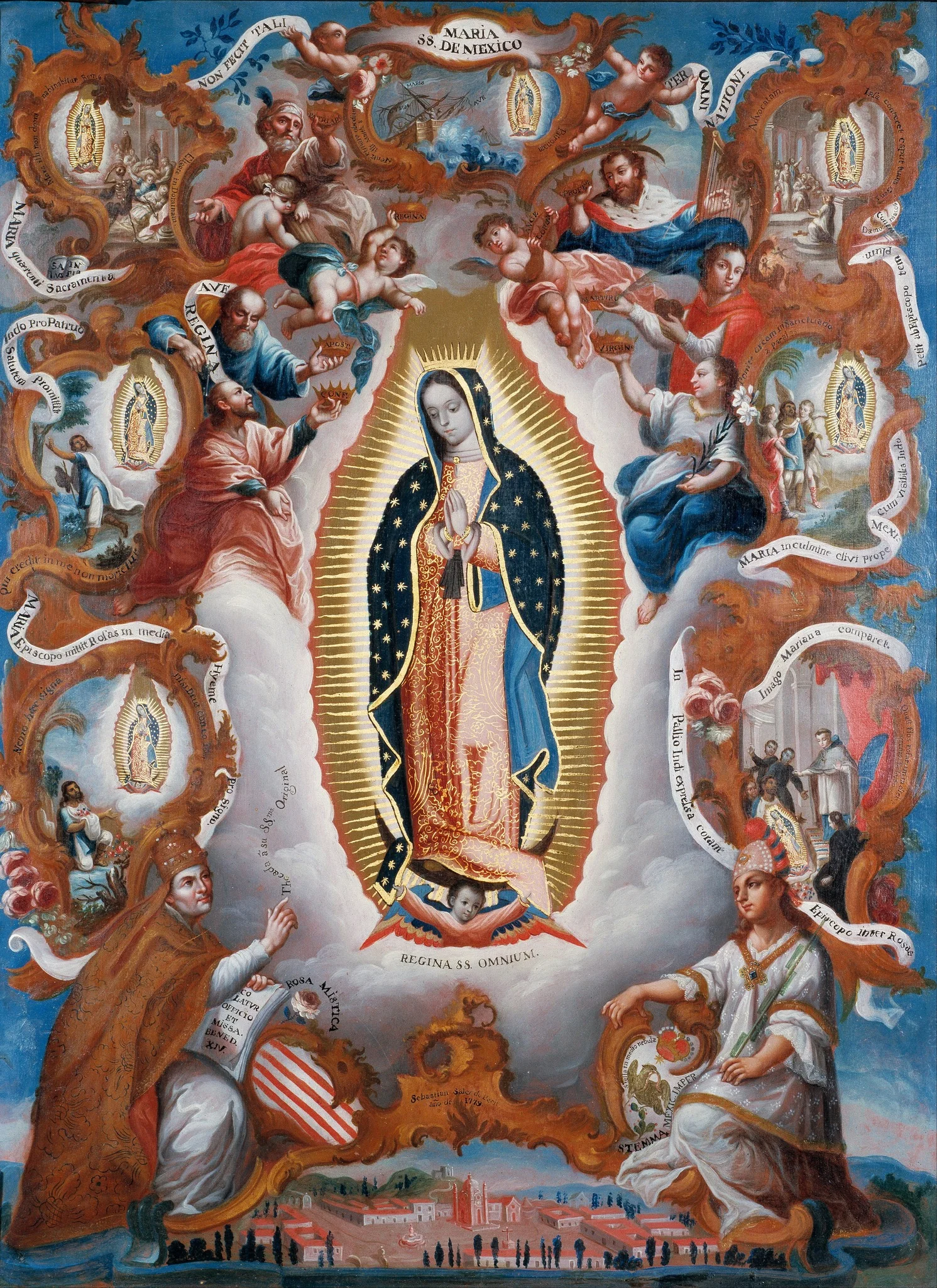 Virgin of Guadalupe, detail