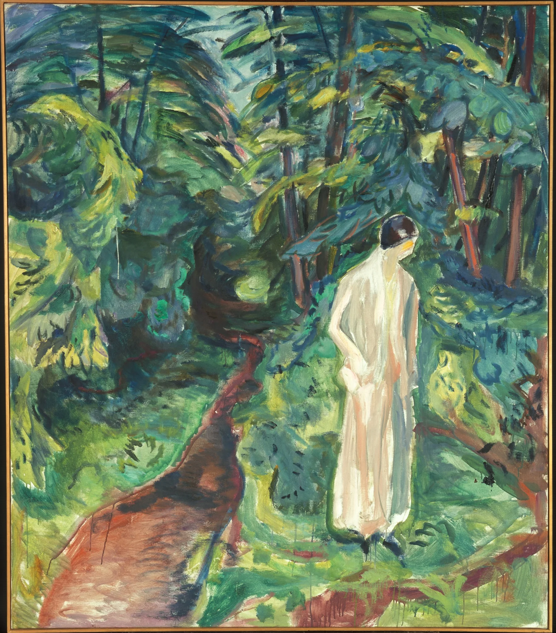 Woman in the Garden, detail