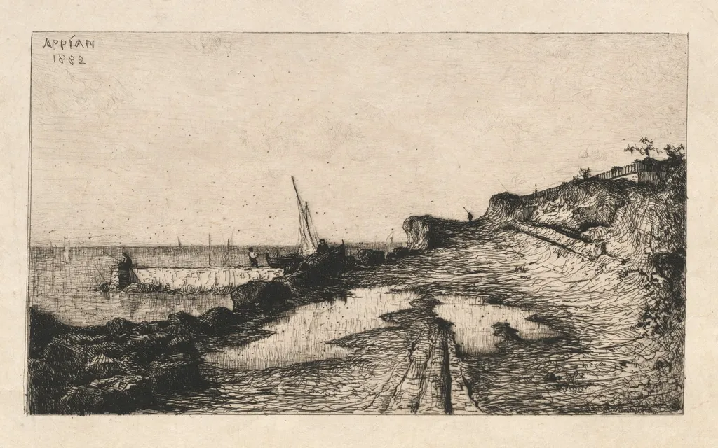 Environs of Carqueronne (Environs de Carqueronne), by Adolphe Appian, 1882