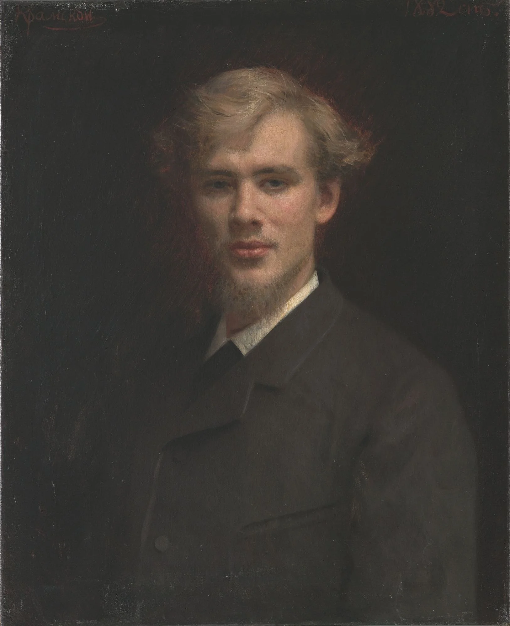 Portrait of S.S. Botkin, detail