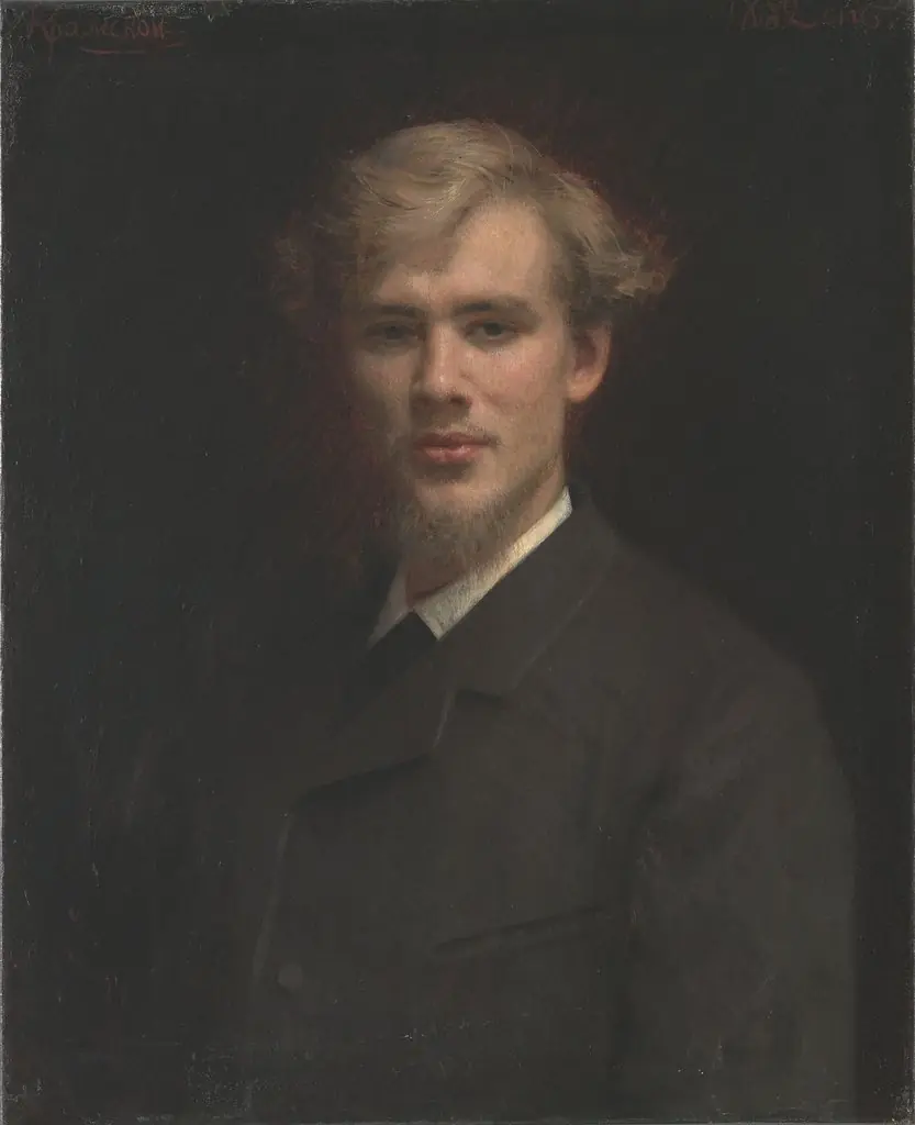 Portrait of S.S. Botkin, by Ivan Kramskoi, oil