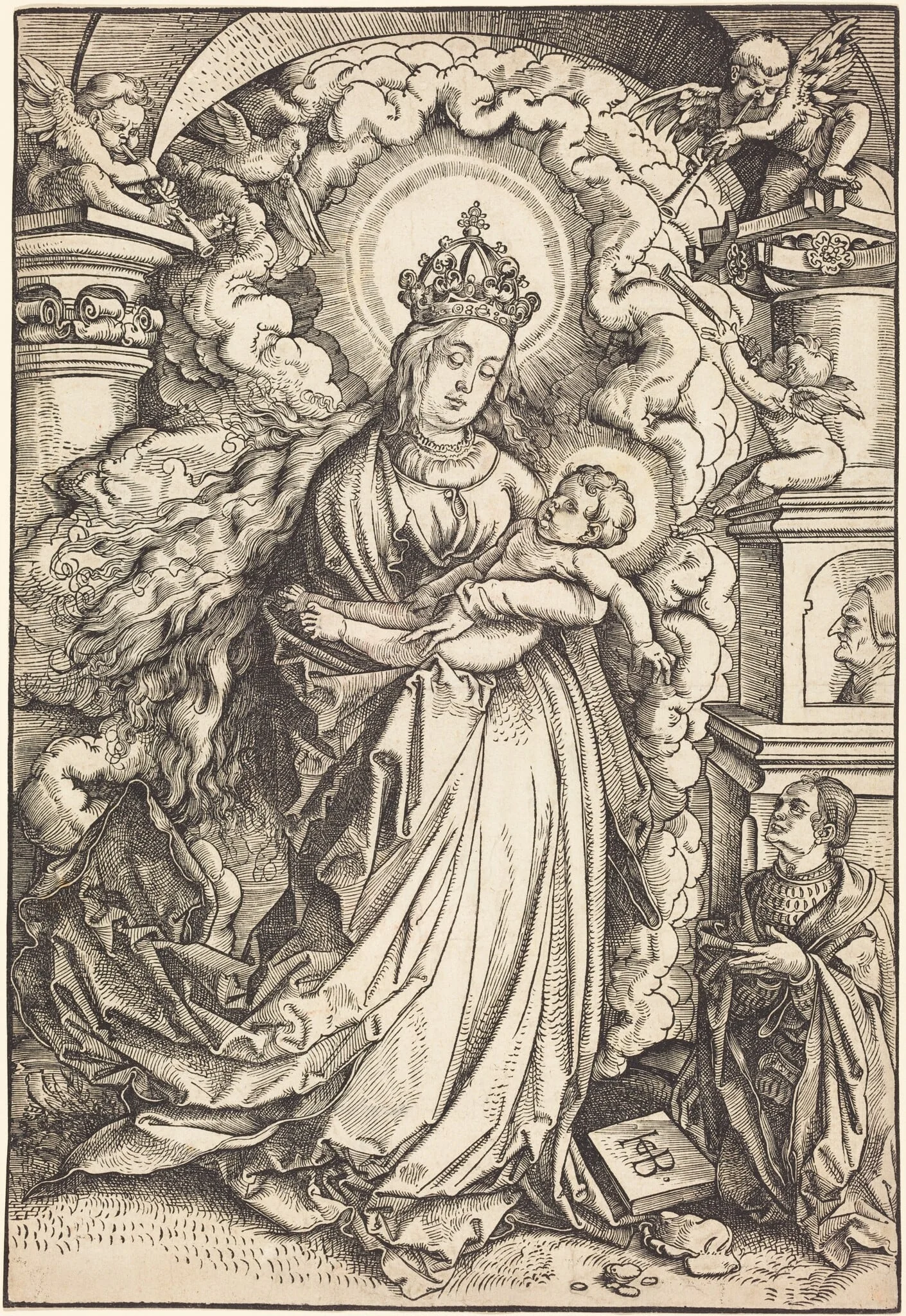 Madonna and Child, detail