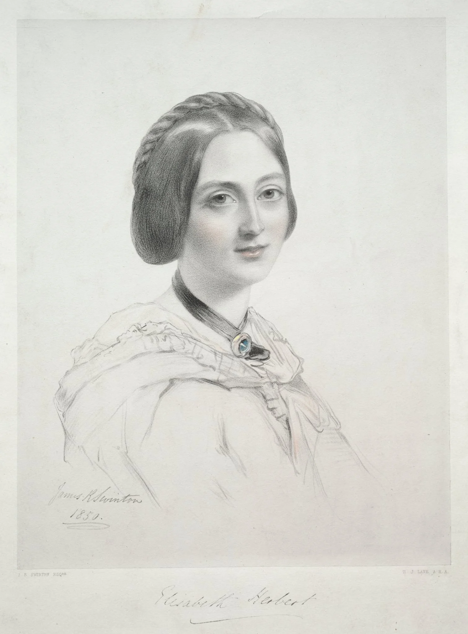 Lady Elizabeth Herbert, detail