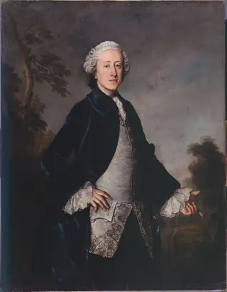 Portrait of a Gentleman, by Joachim Martin Falbe, oil, 1763