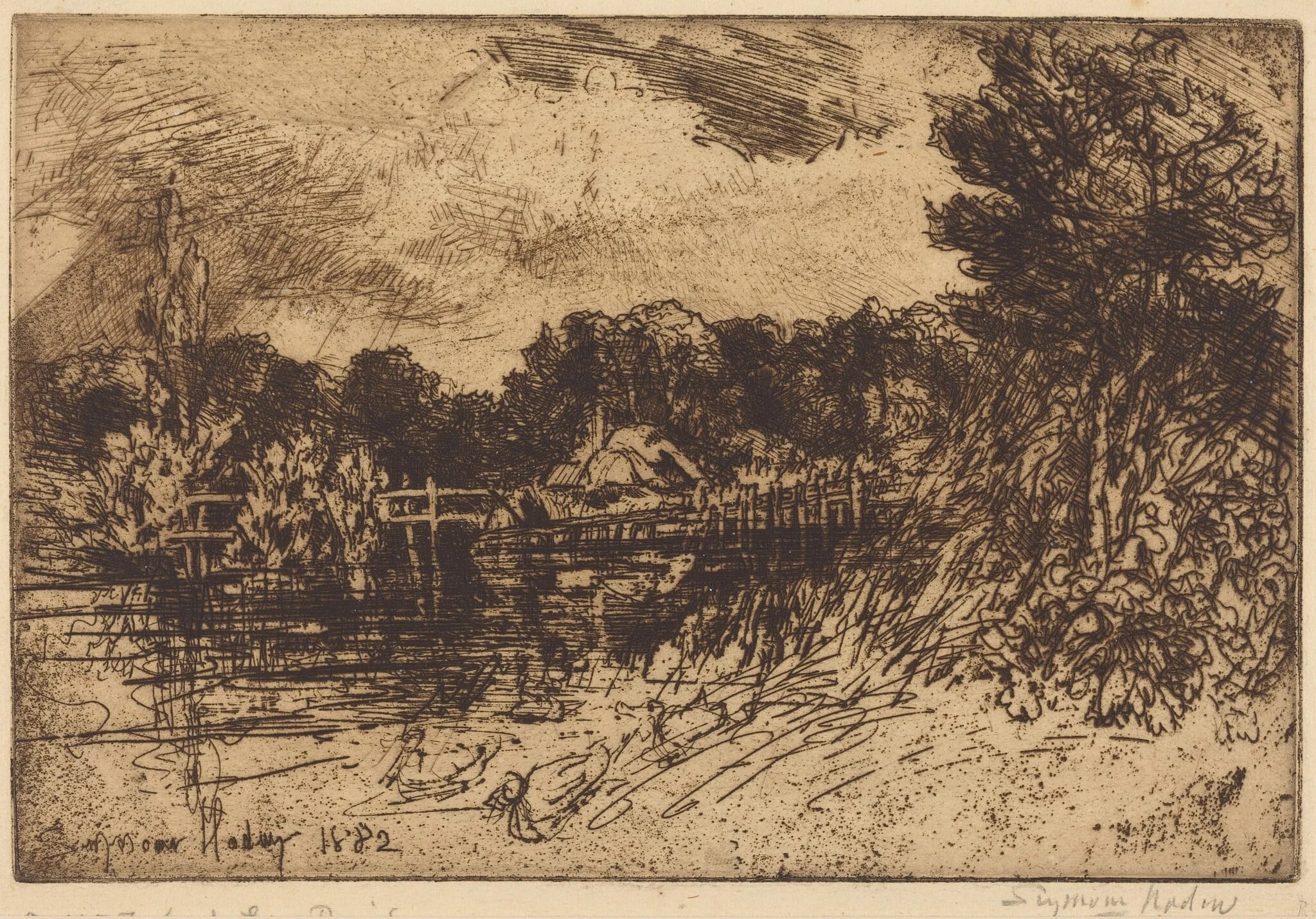 The Test at Longparish, detail