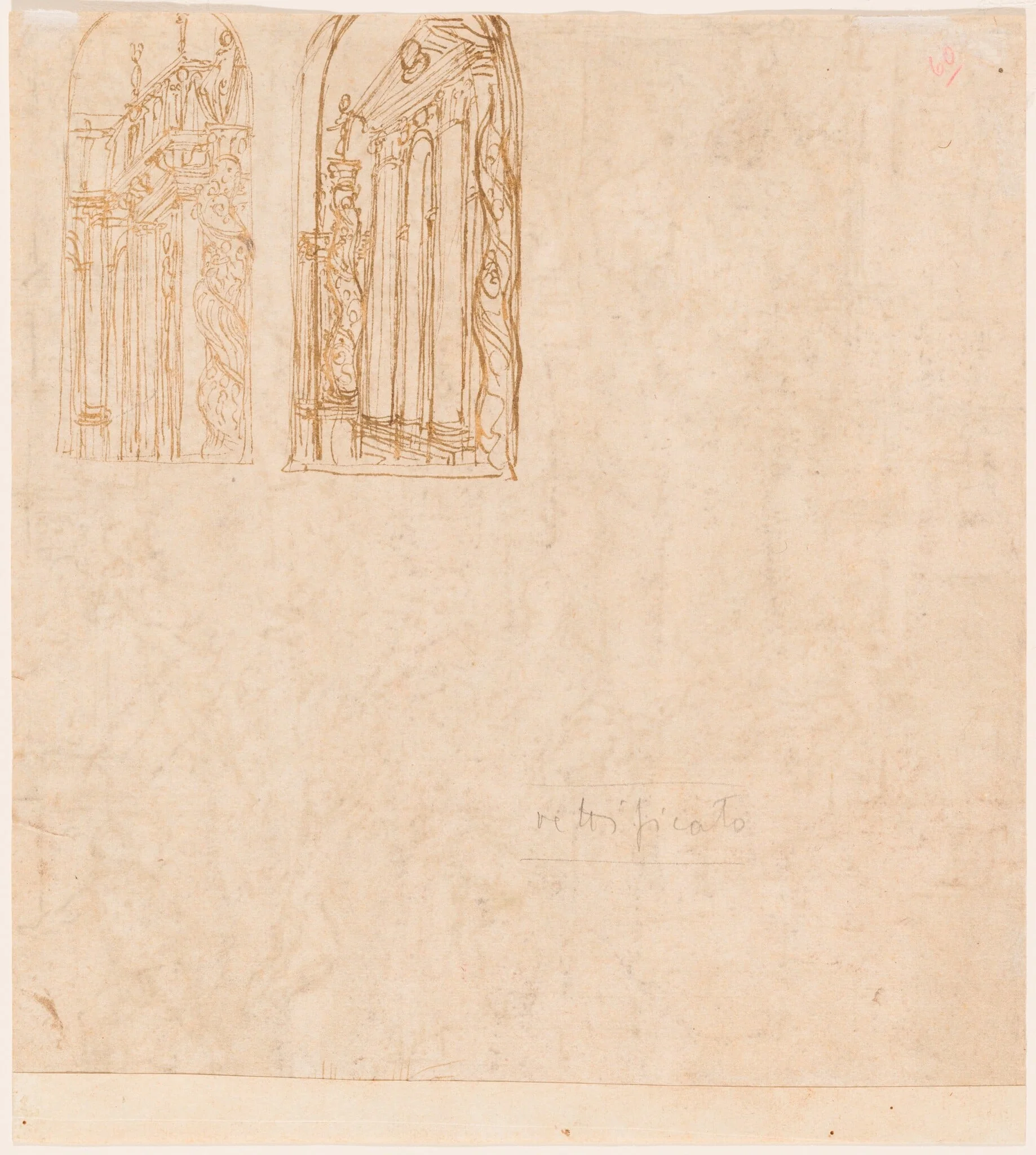 Two Architectural Studies, detail