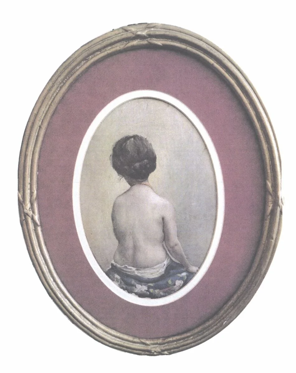Nud văzut cu spatele, detail