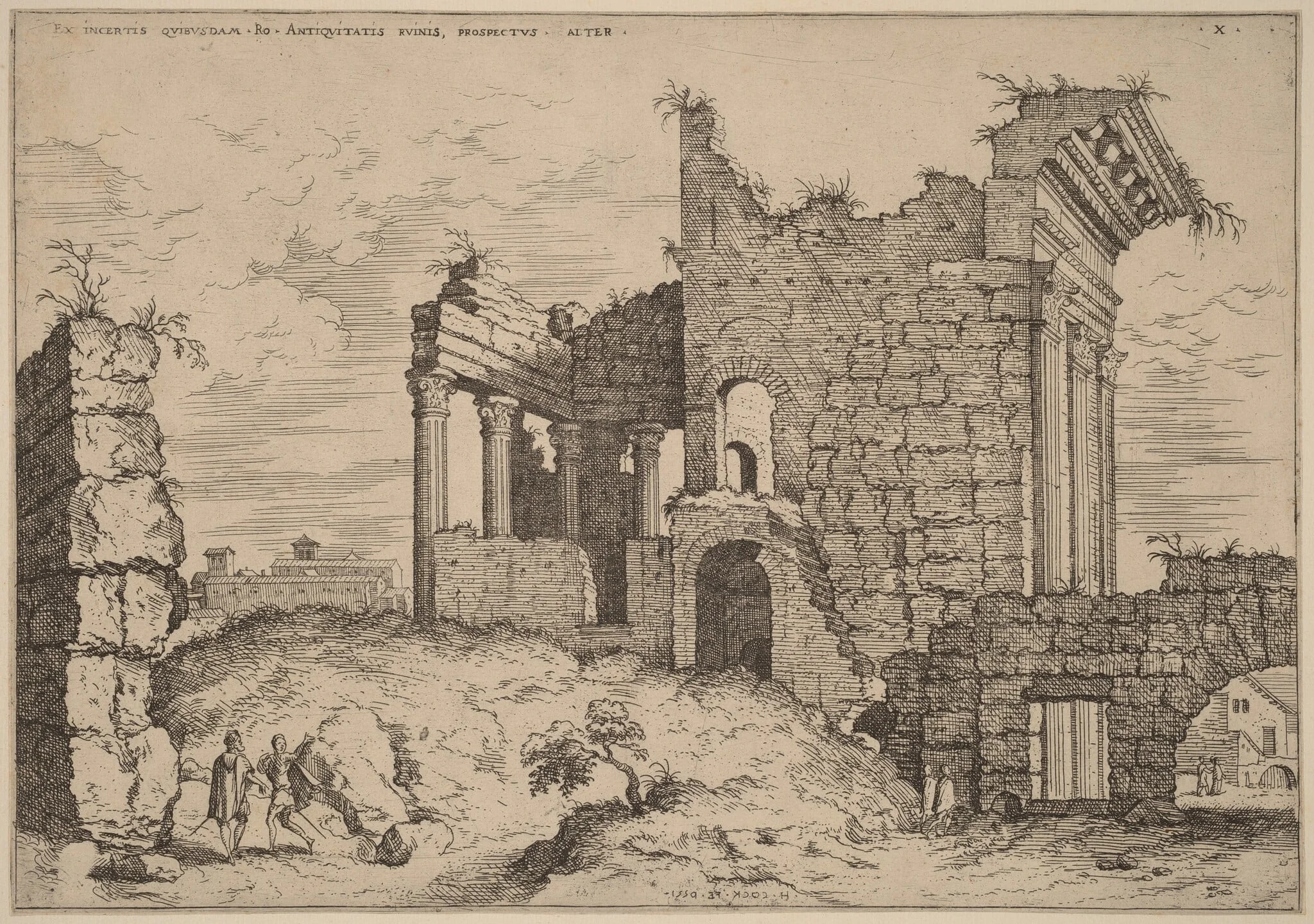 Second View of the Forum of Nerva, detail
